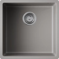 Кухонная мойка Omoikiri Tetogranit Bosen 44-U-GR 4997010 44x44 см, ленинградский серый