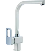 Смеситель для кухни D-Lin D155366-C хром/белый