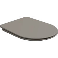 Сиденье для унитаза GSG Hit HICOPRSLTICR030 с микролифтом, кашемир матовый