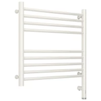 Полотенцесушитель электрический 500x500 белый глянец МЭМ правый, перемычка прямая Сунержа Богема 3.0 12-5805-5050