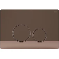 Кнопка смыва Ctesi Round BK0202129 для инсталляции, бронза