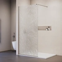 Душевая перегородка RGW WA-55Nb Walk-in 33105510-2314 100 см, профиль никель матовый, стекло лед