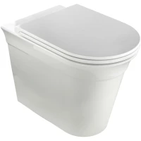 Унитаз приставной Migliore Monaco 32065 безободковый, белый глянец