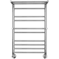 Полотенцесушитель водяной Aquatek Альфа П10 AQ RRP1080CH 800x530, хром