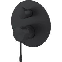 Смеситель для ванны Allen Brau Priority 4.0 5.31C11-31 встраиваемый, черный матовый