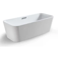Акриловая ванна SSWW M702W 180x75 см, отдельностоящая, белый