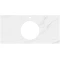 Столешница 99,6 см белый матовый для накладных раковин Kerama Marazzi Plaza Modern Монте Тиберио PL5.SG507100R\100 - 2