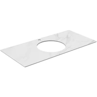 Столешница 99,6 см белый матовый для накладных раковин Kerama Marazzi Plaza Modern Монте Тиберио PL5.SG507100R\100