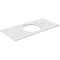 Столешница 99,6 см белый матовый для накладных раковин Kerama Marazzi Plaza Modern Монте Тиберио PL5.SG507100R\100 - 1