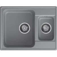 Кухонная мойка GranFest Quarz 09 61,7x47,8 см, темно-серый