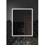Изображение товара зеркальный шкаф 60x80 см белый sancos cube cu600