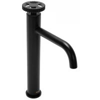 Смеситель для раковины Rea Vertigo REA-B3921 без донного клапана, черный матовый