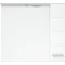Зеркальный шкаф 80x74 см белый глянец/белый матовый R Corozo Денвер SD-00000532 - 1