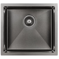 Кухонная мойка Paulmark Gerberg вороненая сталь PM254844-GM