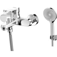 Смеситель для ванны AWP Piros S0314C с душевым гарнитуром, хром