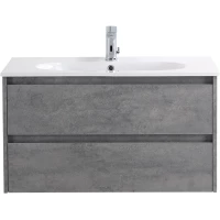 Тумба Cemento Grigio 80 см BelBagno Kraft KRAFT-800-2C-SO-CG