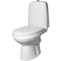 Унитаз-компакт Оскольская Керамика Эльдорадо Люкс 41301130051 косой выпуск, с сиденьем, белый