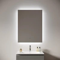 Зеркало Sancos Square 2.0 SQ2T.600 60x80 см, с LED-подсветкой, сенсорным выключателем, диммером, антизапотеванием