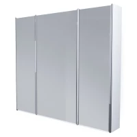 Зеркальный шкаф 1Marka Соната У29558 90x80 см, белый глянец