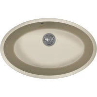 Кухонная мойка Florentina Вега Овал 22.430.E0650.305 70x44 см, грей