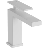 Смеситель для раковины Hansgrohe Tecturis E 73011700 без донного клапана, белый матовый