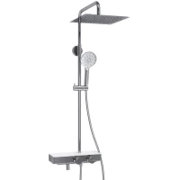 Душевая система 300 мм WasserKRAFT Aller A113.118.127.CH T