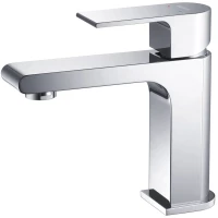 Смеситель для раковины Aquatek Лира AQ1410CR без донного клапана, хром