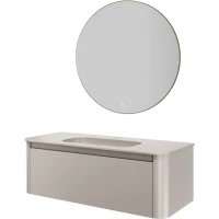 Комплект мебели Armadi Art Voi Cashmere 782-120-C + 786-120-C + 545-100-MG 122 см, подвесной, кашемир матовый