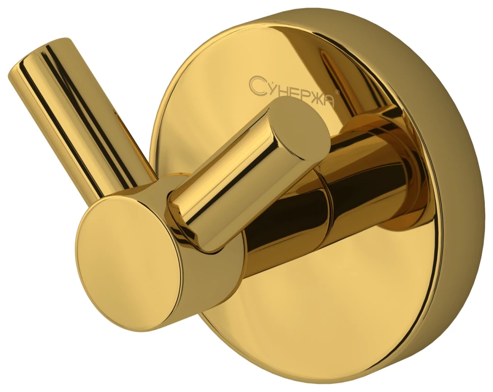 Крючок двойной золотой Сунержа Виктория 03-3007-0000 крючок для вязания двусторонний d 2 3 мм 13 5 см золотой