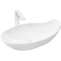 Раковина-чаша WeltWasser Elbach 1090 10000004578 65x38 см, накладная, белый