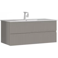 Тумба с раковиной бежевый матовый 120 см ORKA Moonlight 5001508