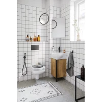 Комплект мебели дуб балтийский 45x45 см Aqwella Porto POR0104DB + 4640021061435 + Rio.04.33