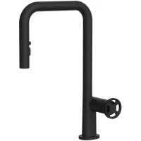 Смеситель для кухни Omoikiri Arita-SB-GB 4994355 с выдвижным изливом, графит