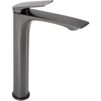 Смеситель для раковины Rea Avalon REA-B2704 без донного клапана, оружейная сталь