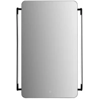 Зеркало Esbano ES-3732 H2D ESMI3732H2D 60x80 см, с LED-подсветкой, сенсорным выключателем, диммером, антизапотеванием, черный матовый