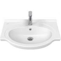 Раковина Creavit Etol ET165-00CB00E-0000 65x44,5 см, накладная, подвесная, белый