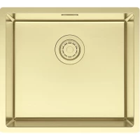 Кухонная мойка Paulmark Lassan LA49-LG 49x44 см, светлое золото
