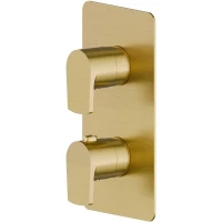 Термостат для ванны Newform Haka 67692E.59.097 встраиваемый, золотой матовый