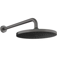 Верхний душ Aqueduto Chuva AQDSCHU0945 255 мм, с кронштейном, оружейная сталь матовый