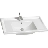 Раковина CeramaLux NYJ840-80 82,5x48 см, накладная, белый