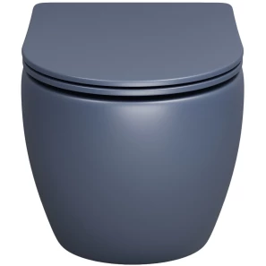 Изображение товара подвесной безободковый унитаз с сиденьем микролифт grossman gr-4411blms