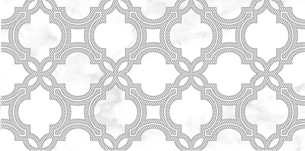 Декор Нефрит-Керамика Брамс белый 30х60 0401118030616950 - фото 1