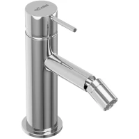 Смеситель для биде без донного клапана Cezares Leaf LEAF-BSM-L-01-W0