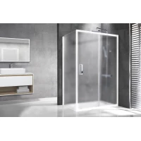Душевой уголок Royal Bath Accord RB85140HPS-C 140x85 см, профиль белый, стекло матовое