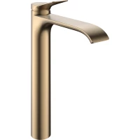 Смеситель для раковины Hansgrohe Vivenis 75045140 CoolStart, без донного клапана, бронза