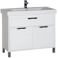 Тумба белый 96 см Aquanet Гретта 00179199