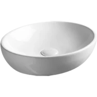 Раковина-чаша AXA H10 8208101 50x32 см, накладная, встраиваемая снизу, белый глянец