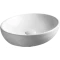 Раковина-чаша AXA H10 8208101 50x32 см, накладная, встраиваемая снизу, белый глянец - 1