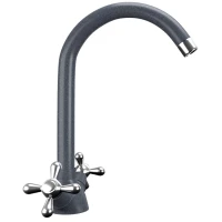 Смеситель для кухни Ulgran антрацит U-012-343