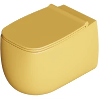 Унитаз подвесной Alice Nur 33120196 безободковый, мед глянец